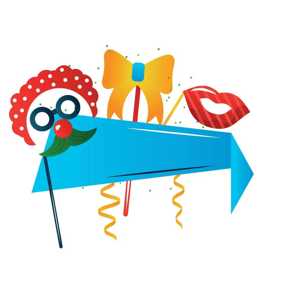 happy purim holiday vector