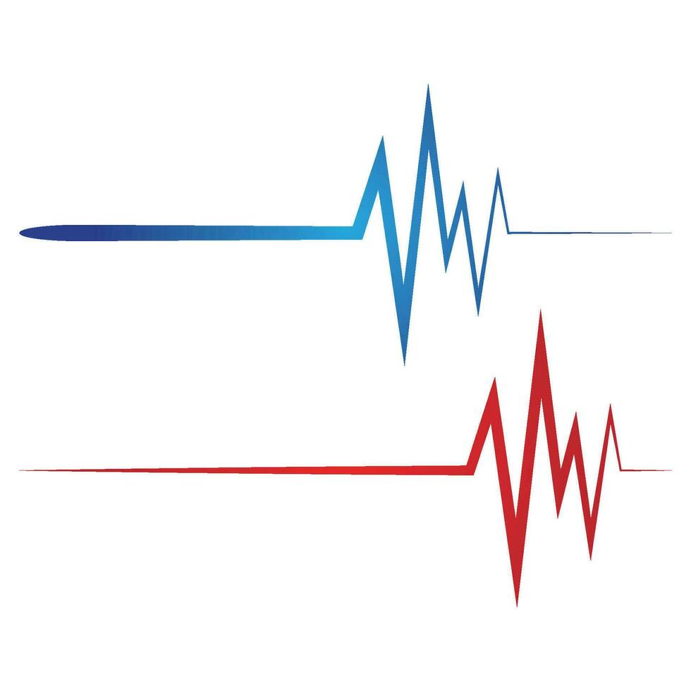 Health medical heartbeat pulse vector