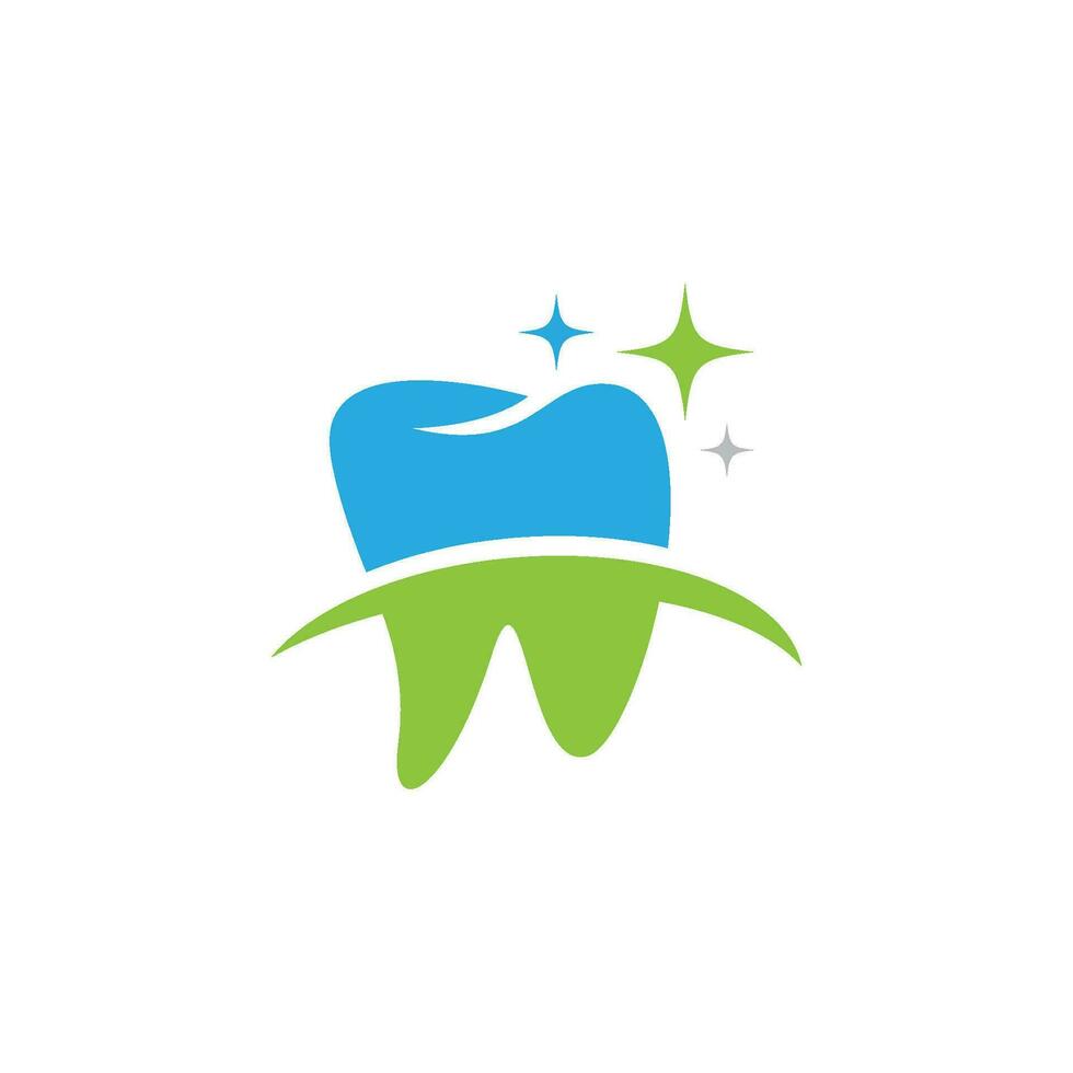 Ilustración de vector de plantilla de logotipo dental