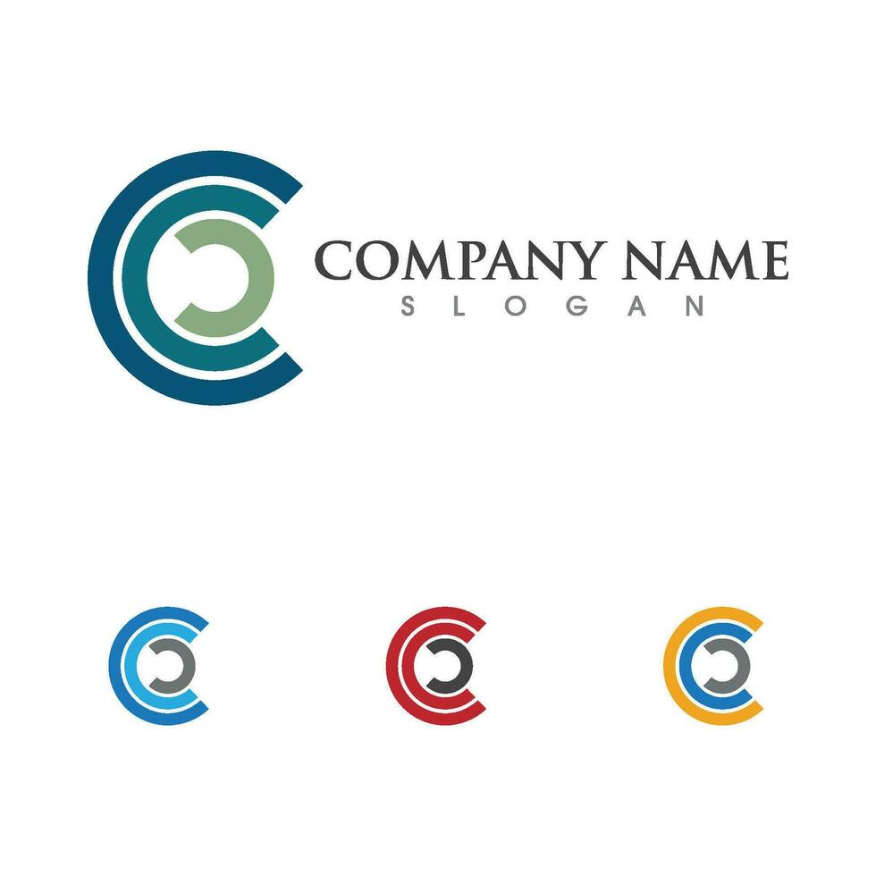 C Letter Logo Template vector