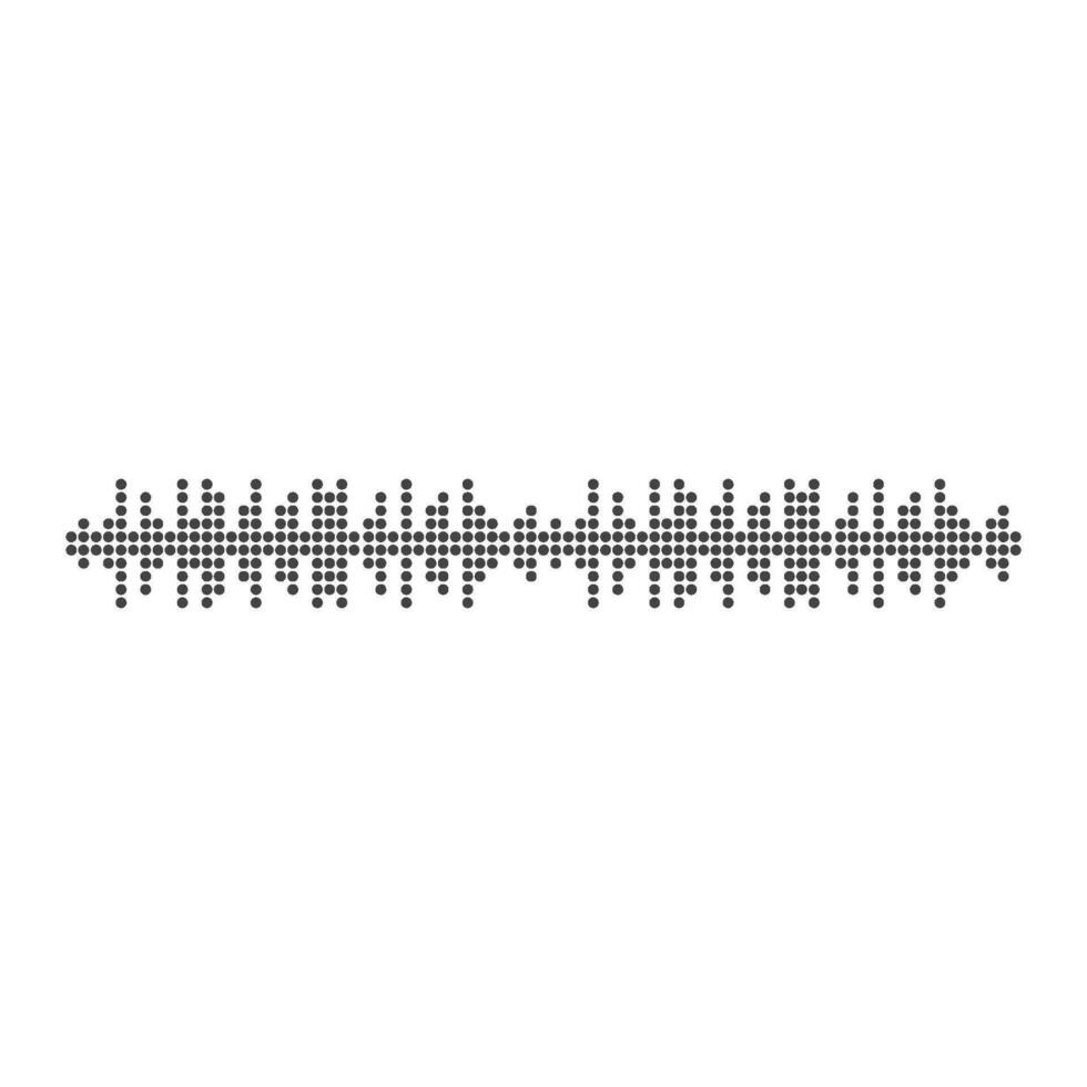 Sound waves vector illustration