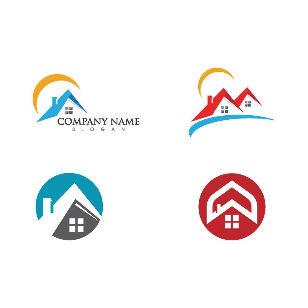 Property and Construction Logo design vector