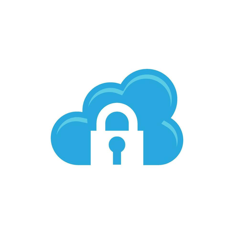 Cloud template icon illustration vector