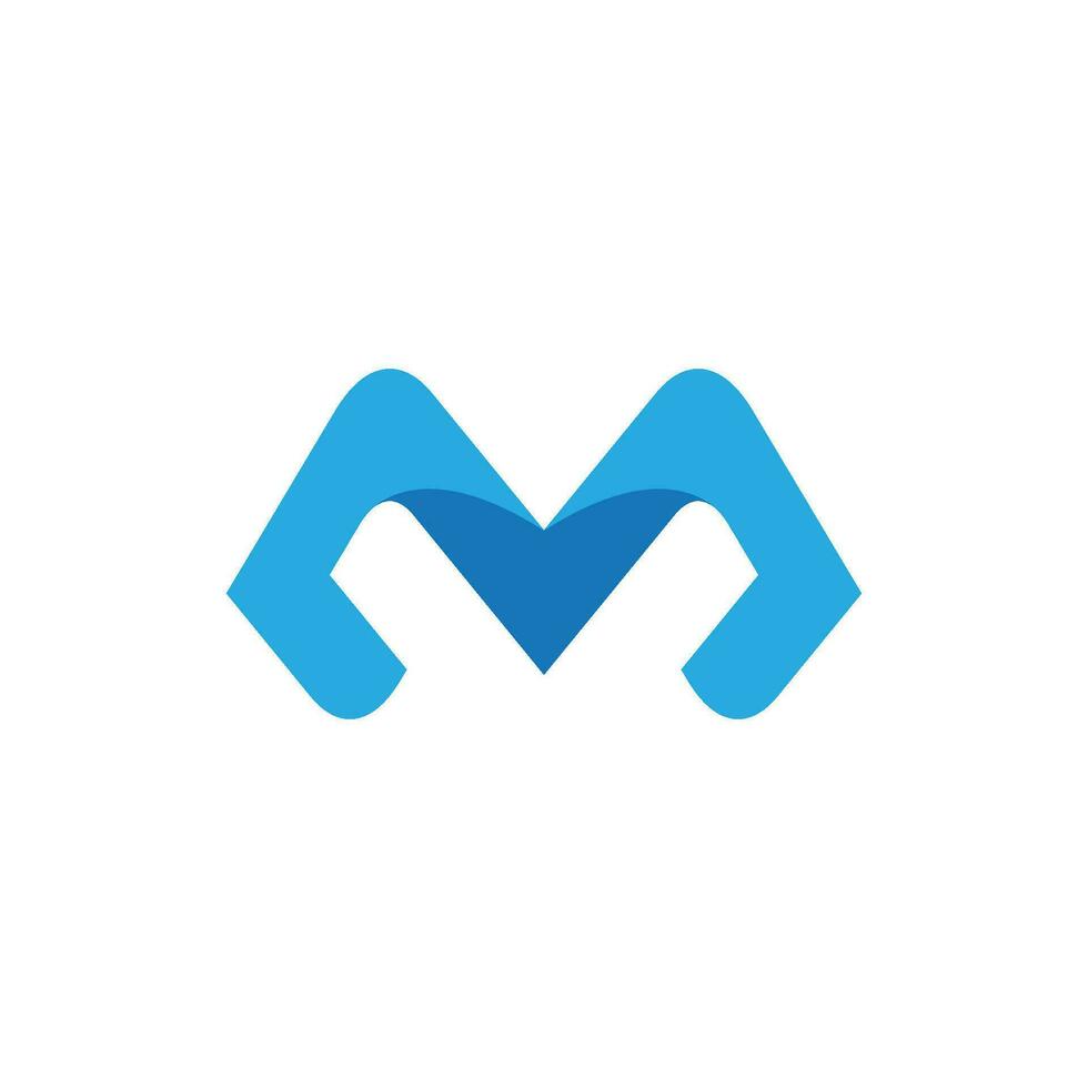 M Letter Logo Template vector