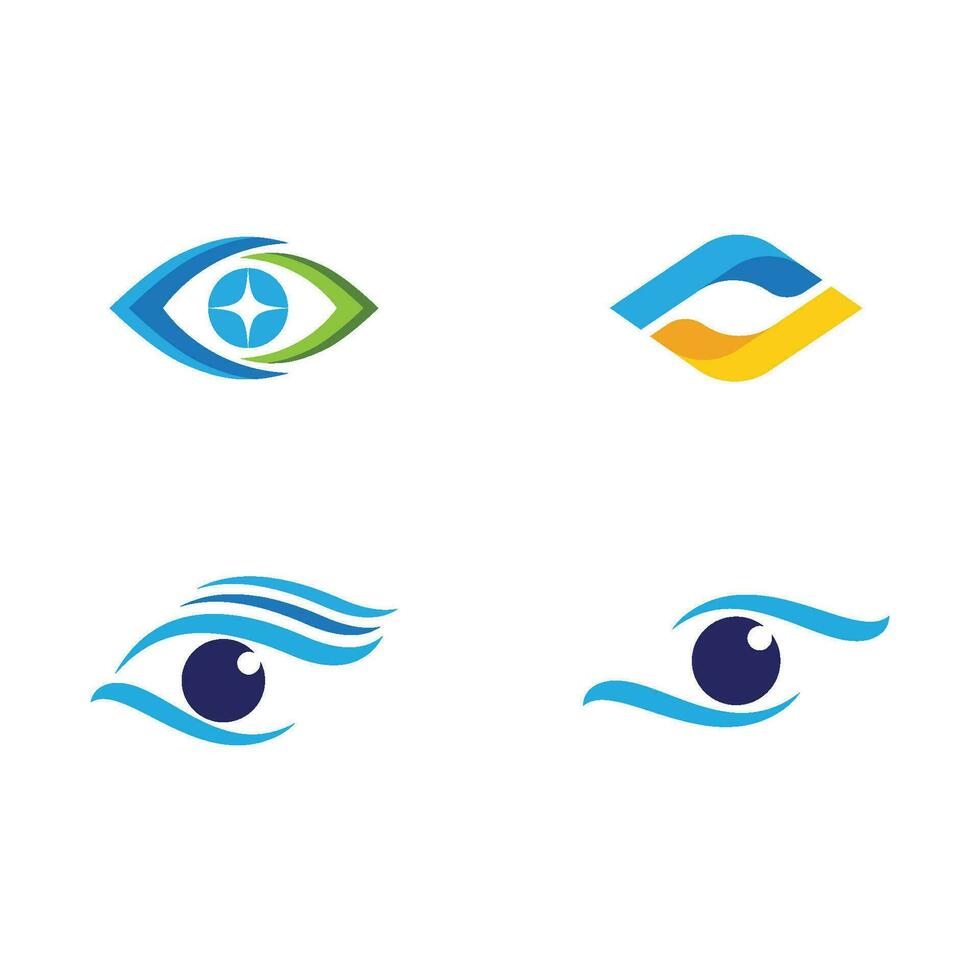 Eye Care vector logo design
