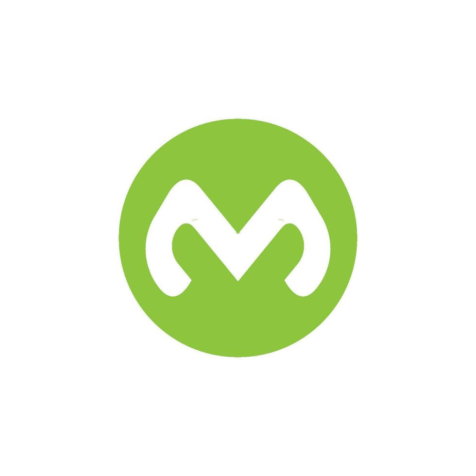 M Letter Logo Template vector