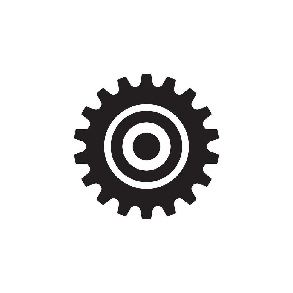 Gear vector icon illustration design