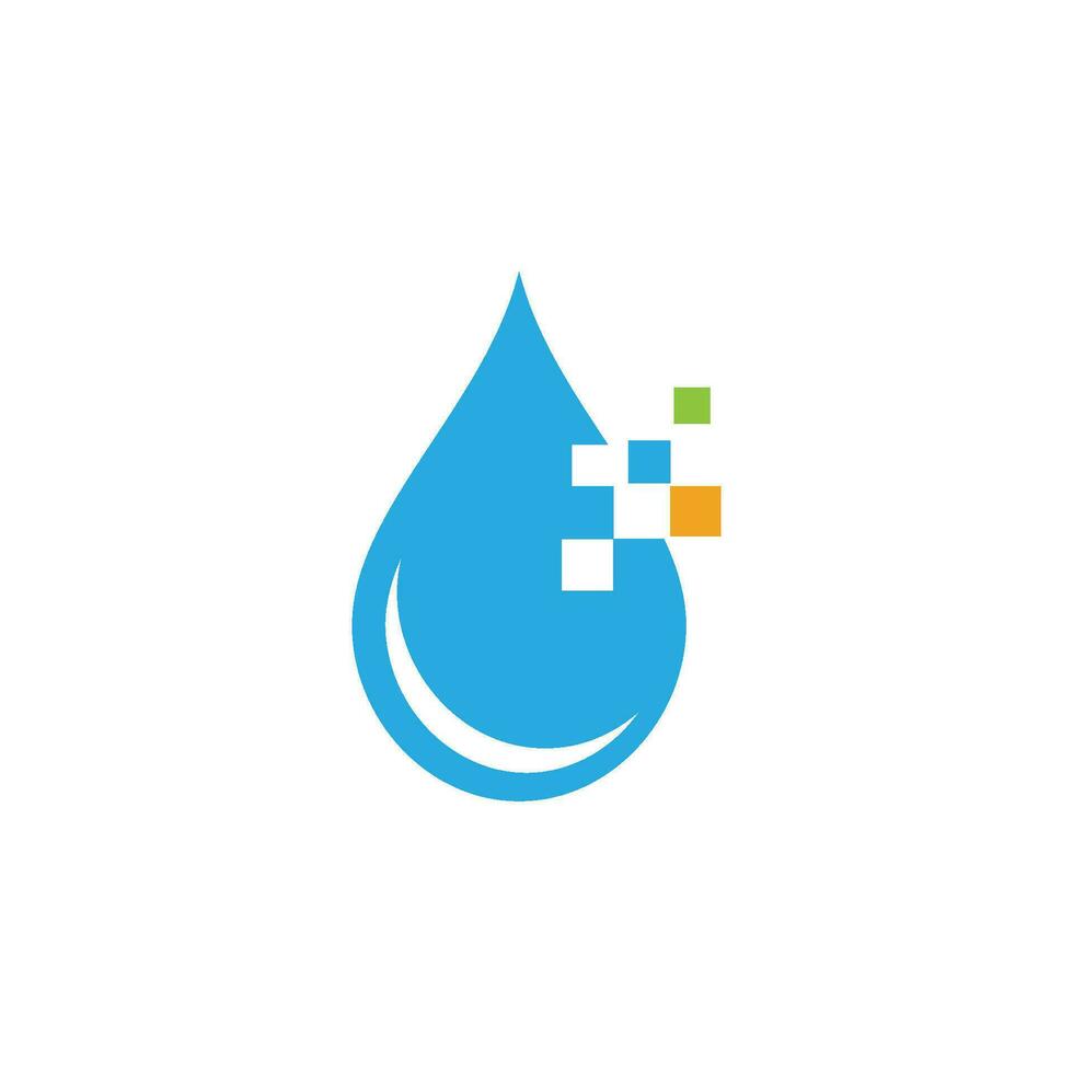 water drop Logo Template vector