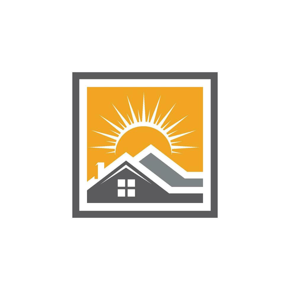 Property and Construction Logo design vector