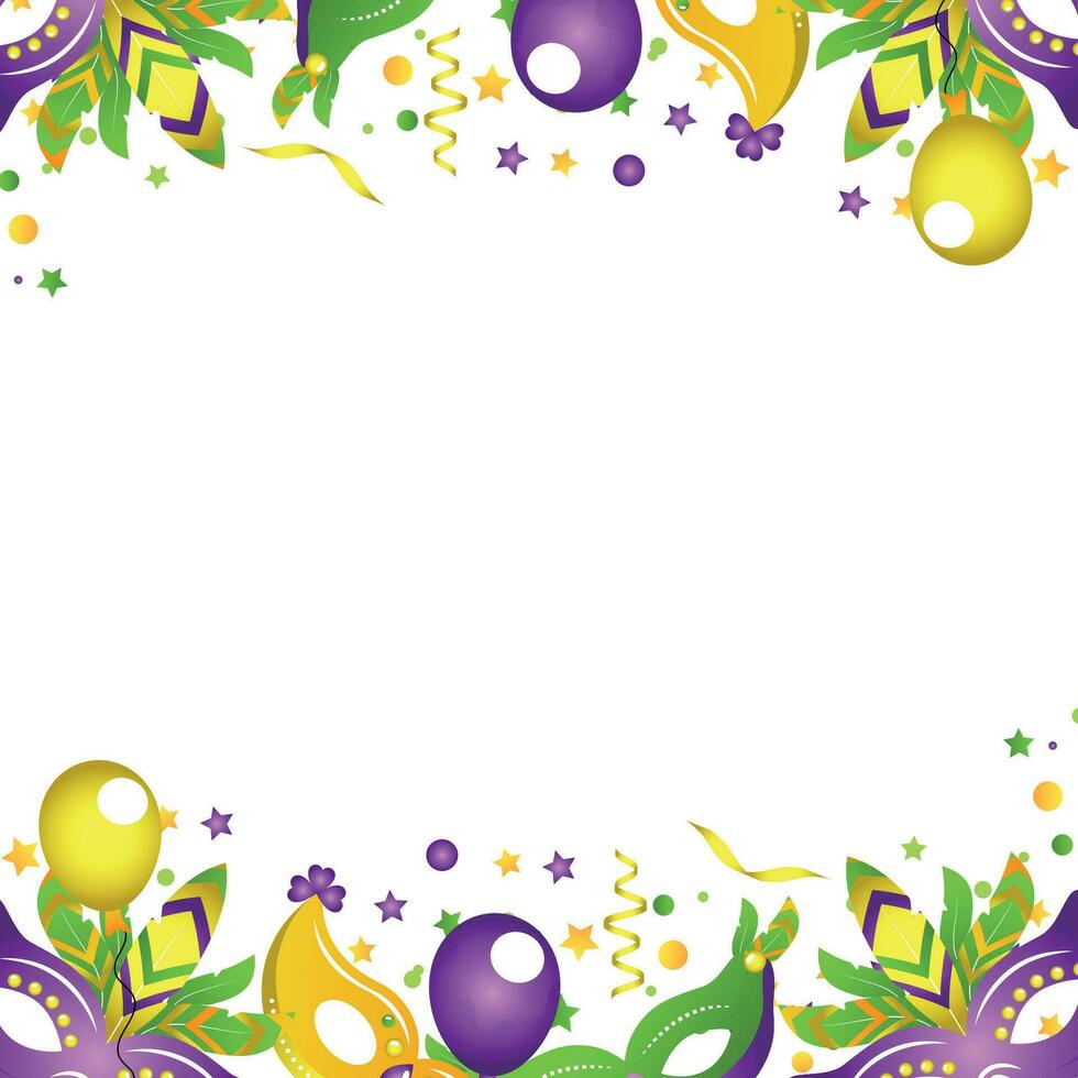 mardi gras fiesta vector