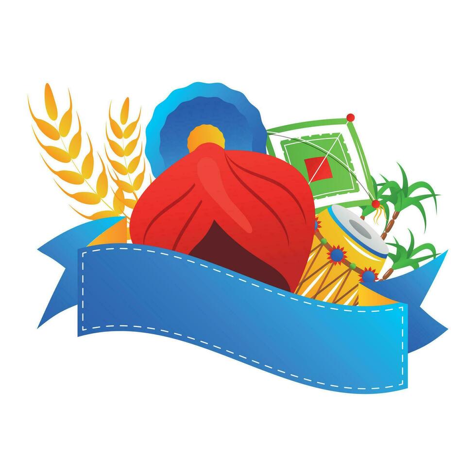 baisakhi indian holiday vector