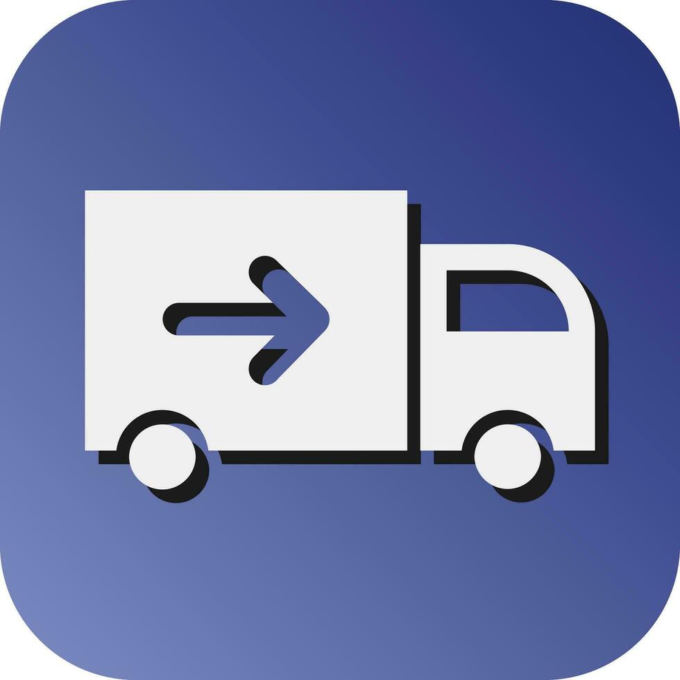 Delivery Vector Glyph Gradient Background Icon For Personal And Commercial Use.