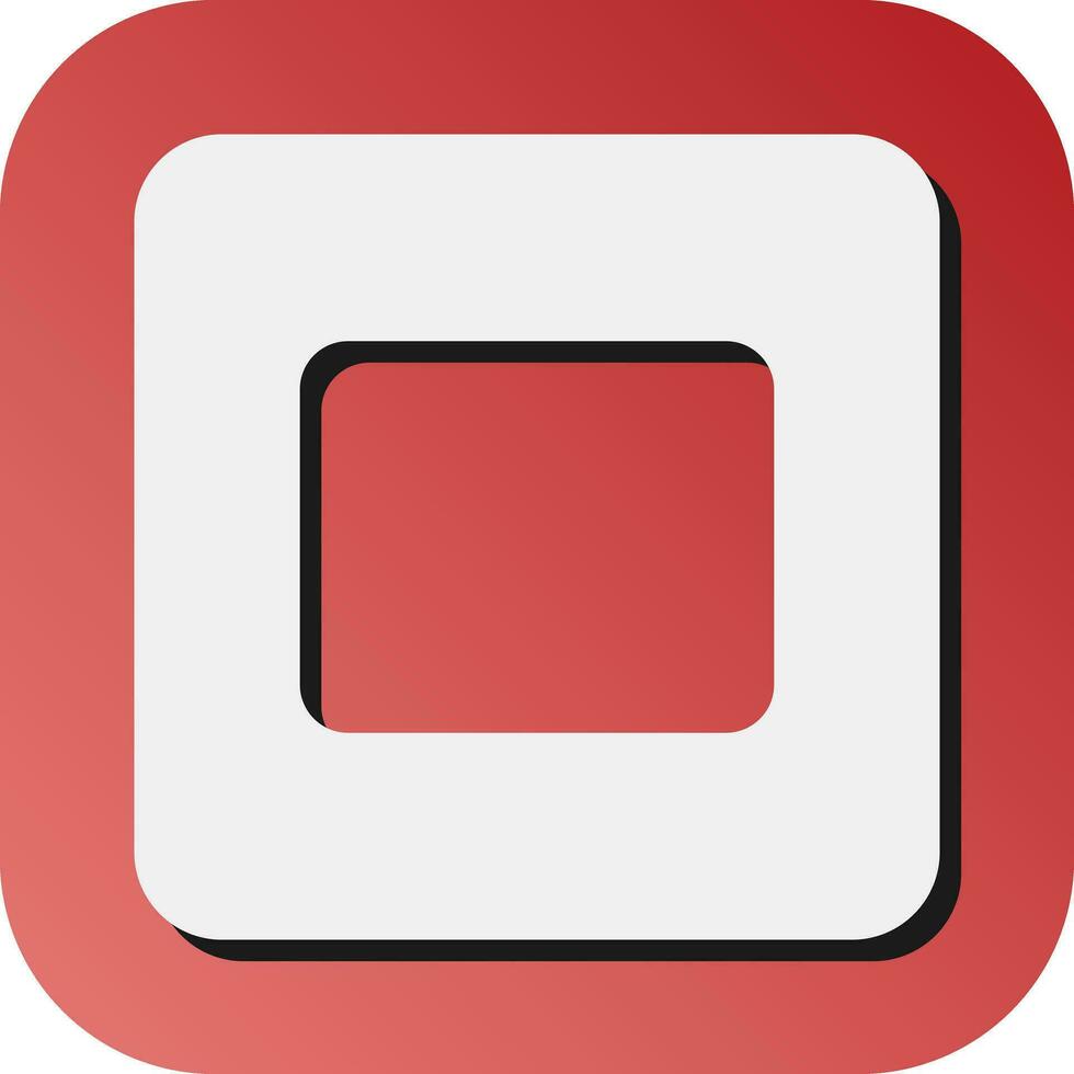 Round Corner Vector Glyph Gradient Background Icon For Personal And Commercial Use.