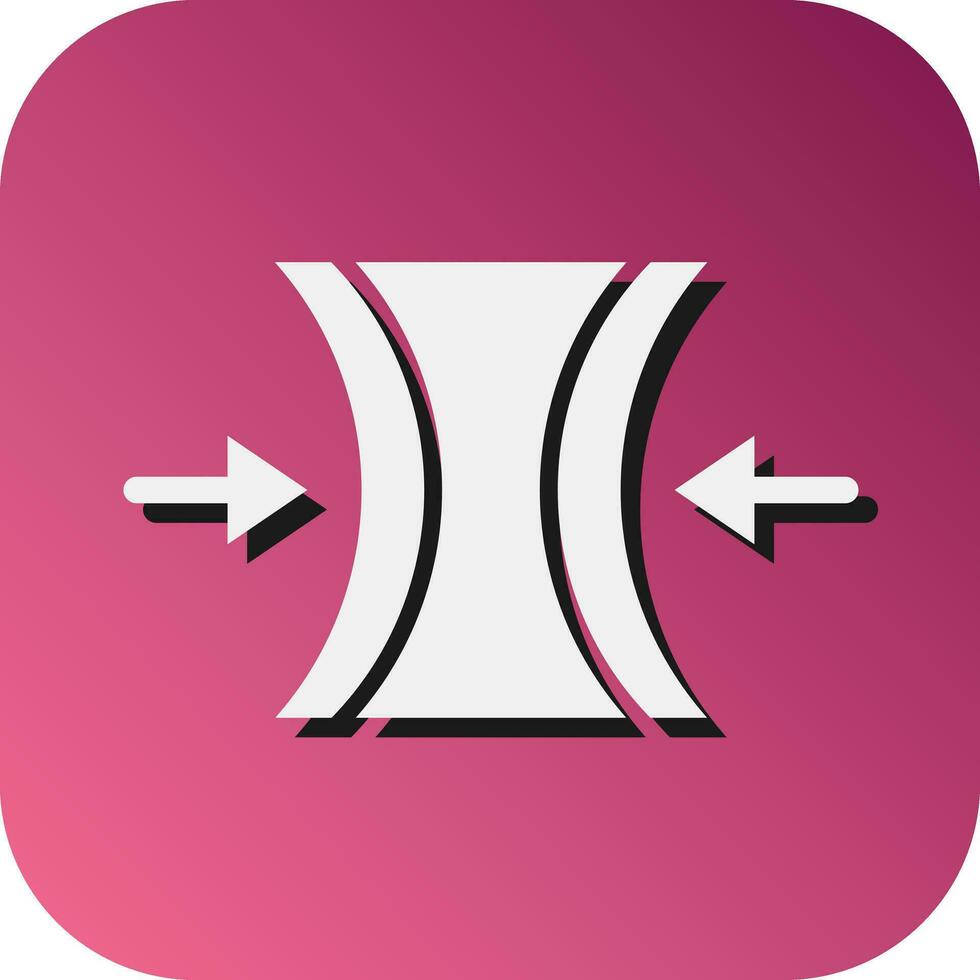 Elasticity Vector Glyph Gradient Background Icon For Personal And Commercial Use.