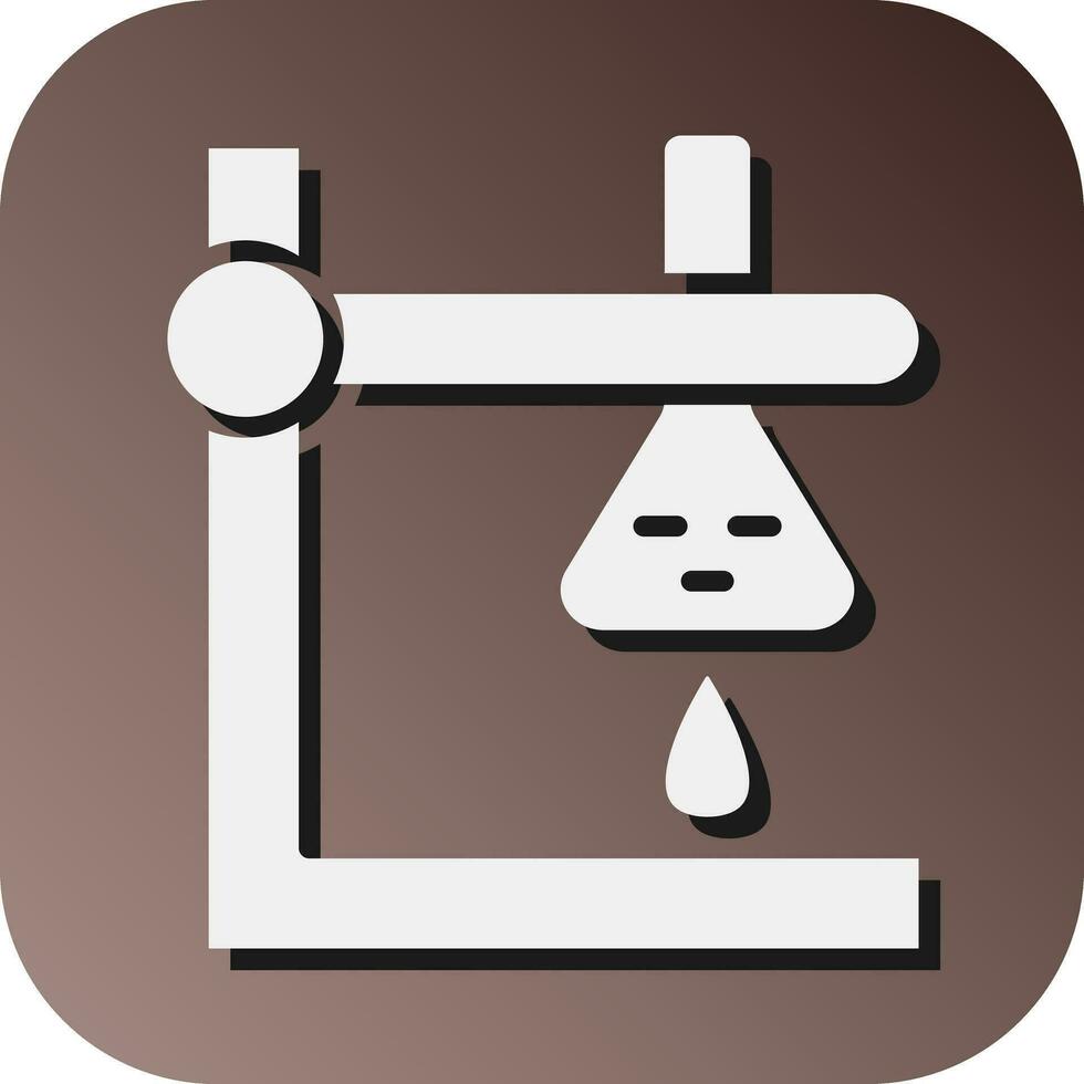 Experiment Vector Glyph Gradient Background Icon For Personal And Commercial Use.