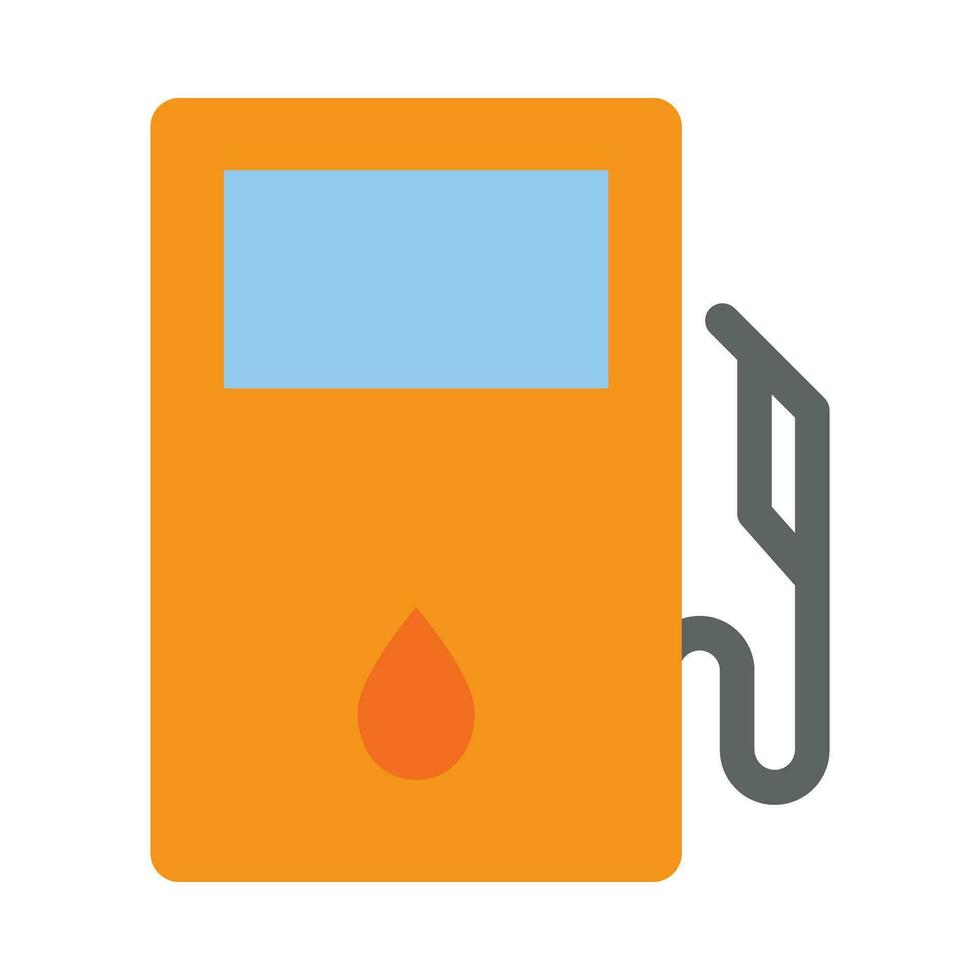 Gas Pump Vector Flat Icon For Personal And Commercial Use.