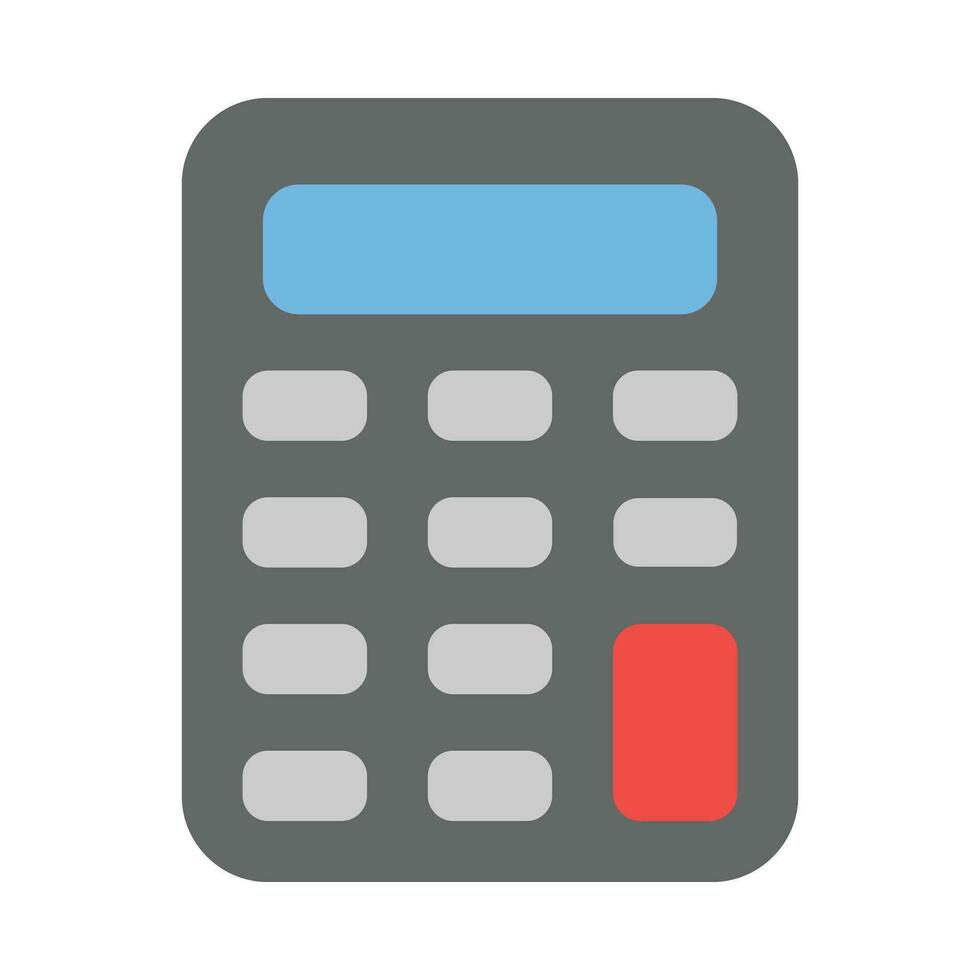 Calculator Vector Flat Icon For Personal And Commercial Use.