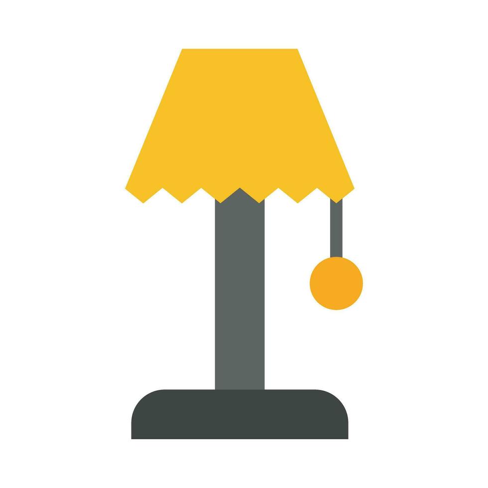 Floor Lamp Vector Flat Icon For Personal And Commercial Use.