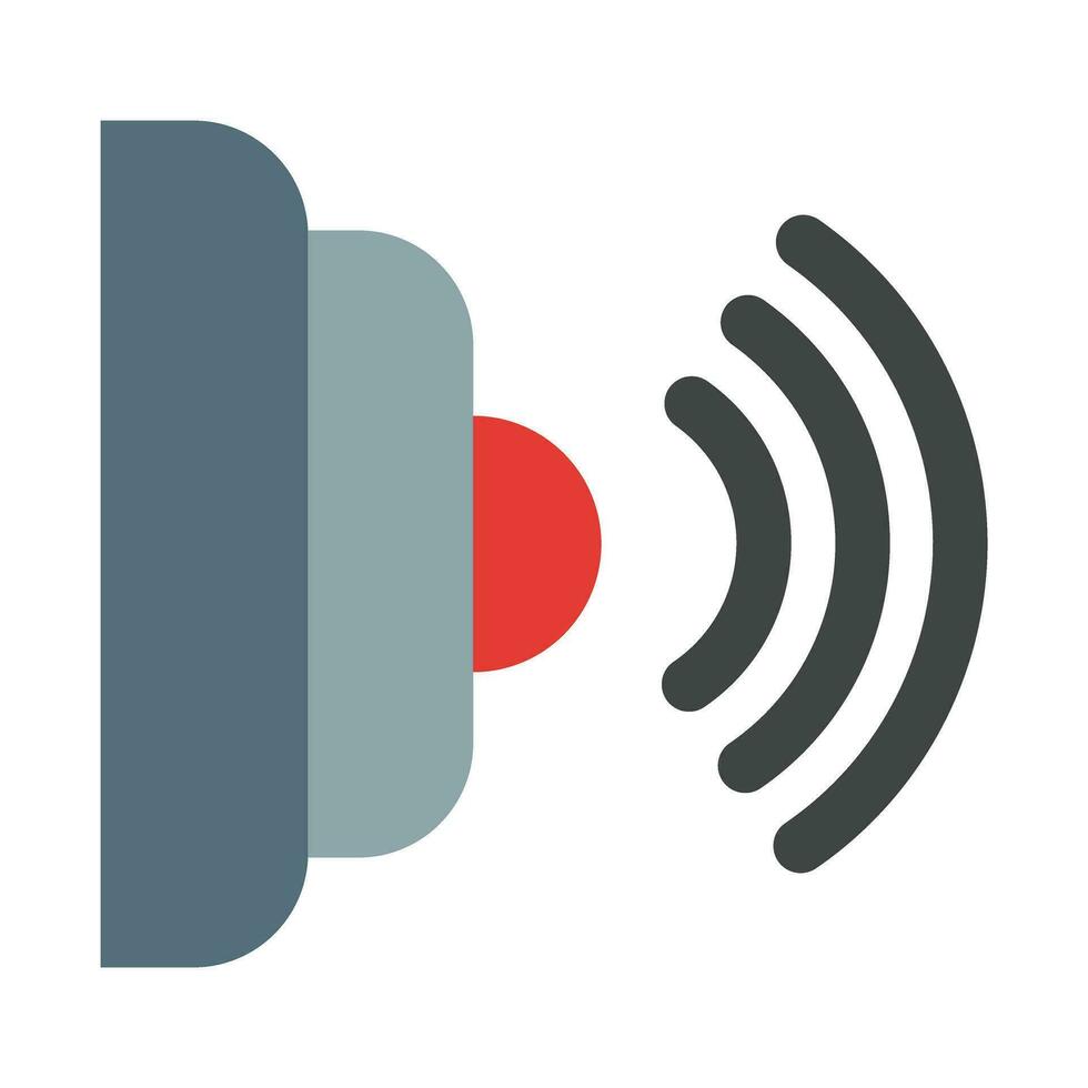 Infrared Sensor Vector Flat Icon For Personal And Commercial Use.