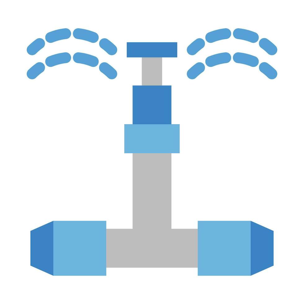 Irrigation System Vector Flat Icon For Personal And Commercial Use.