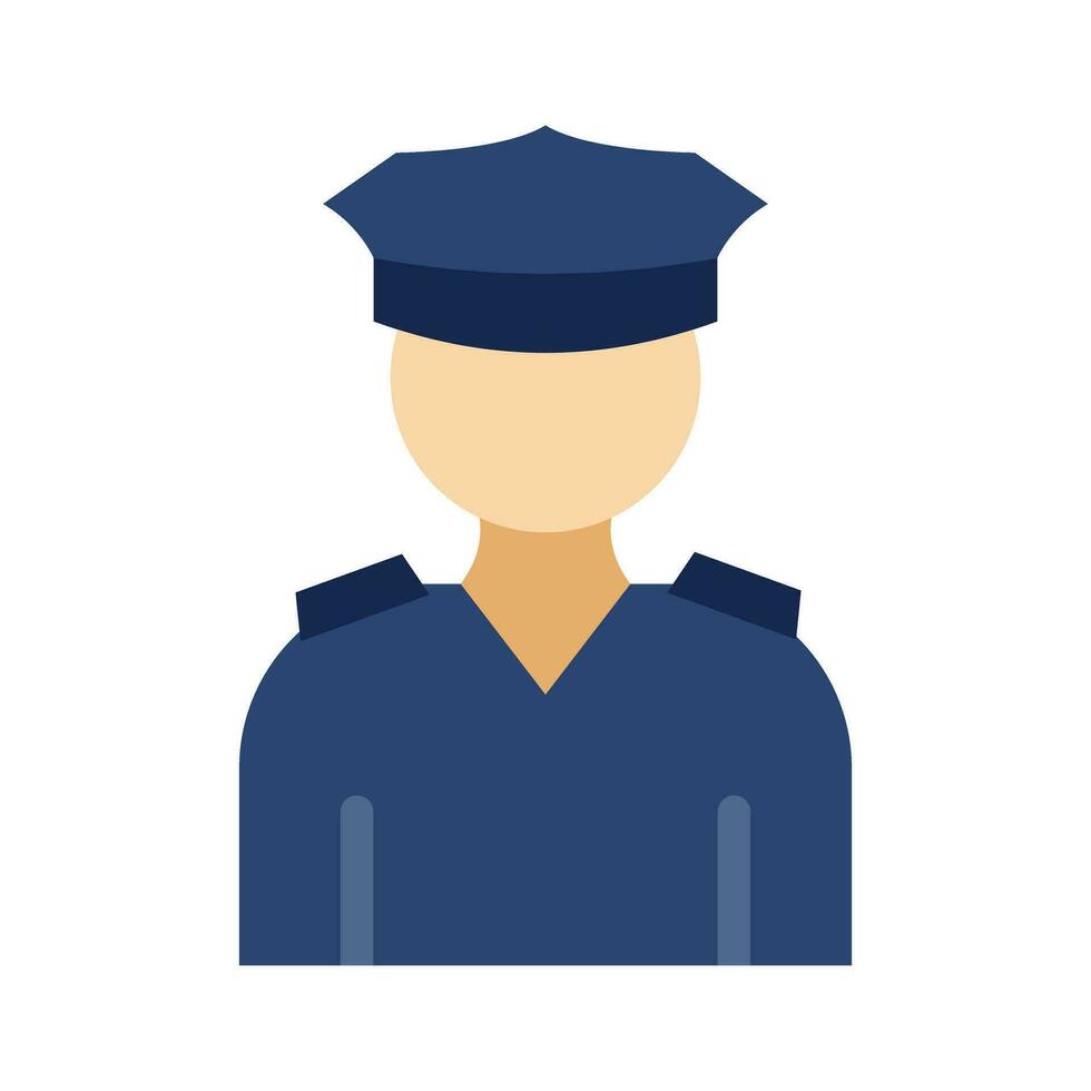 Police Vector Flat Icon For Personal And Commercial Use.