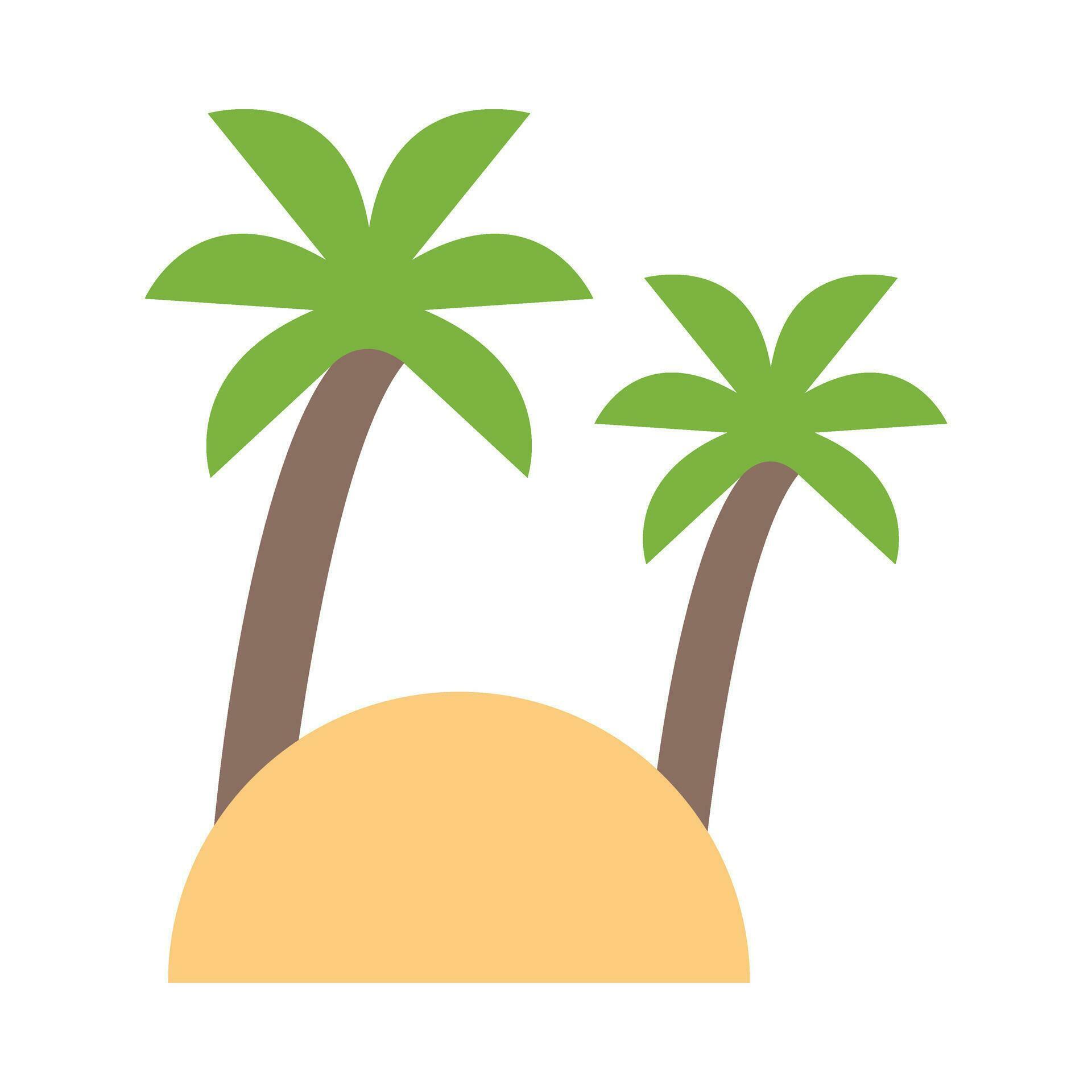 Plam Tree Vector Flat Icon For Personal And Commercial Use. 35222811 ...