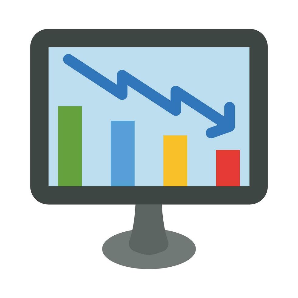 Decrease Vector Flat Icon For Personal And Commercial Use.