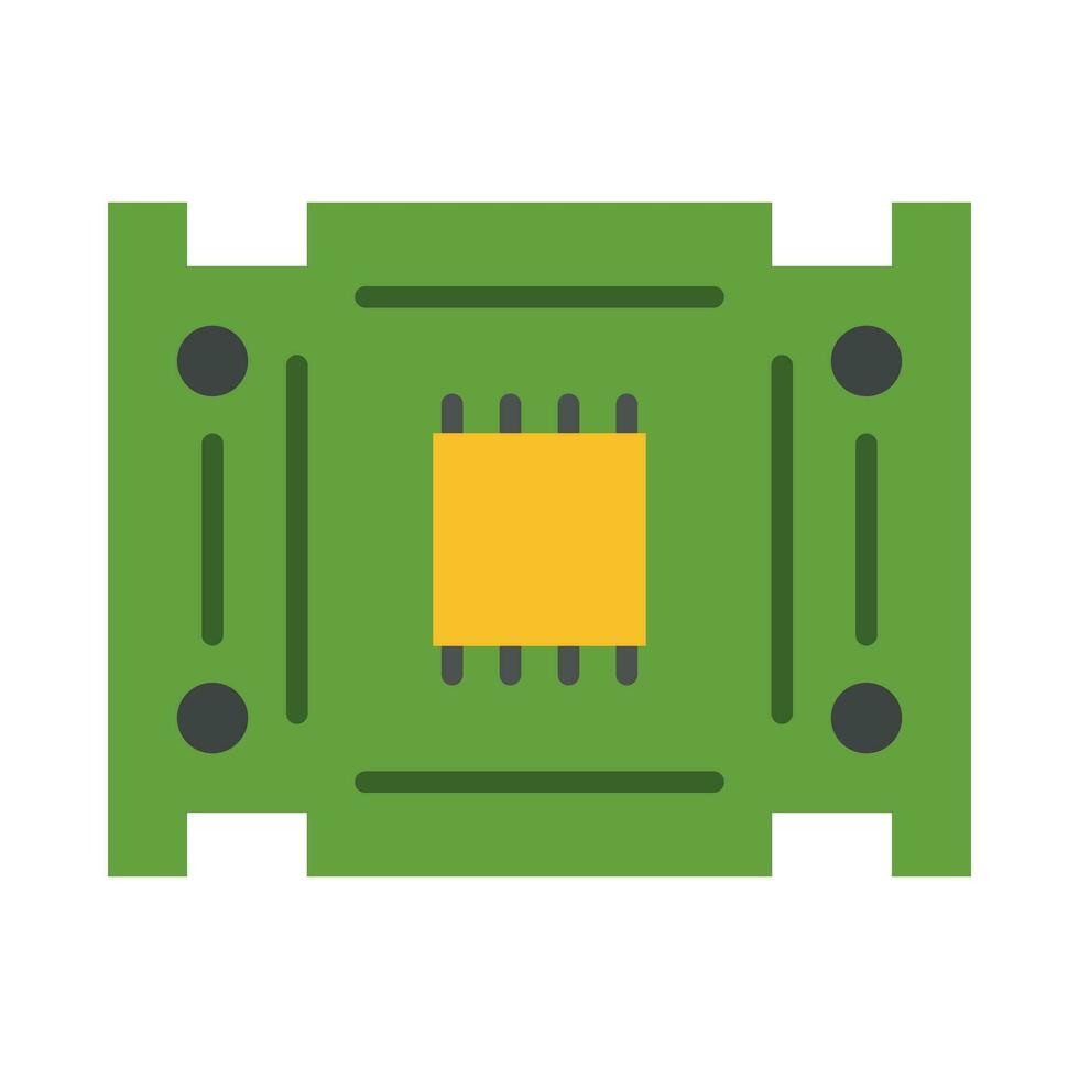 Pcb Board Vector Flat Icon For Personal And Commercial Use.