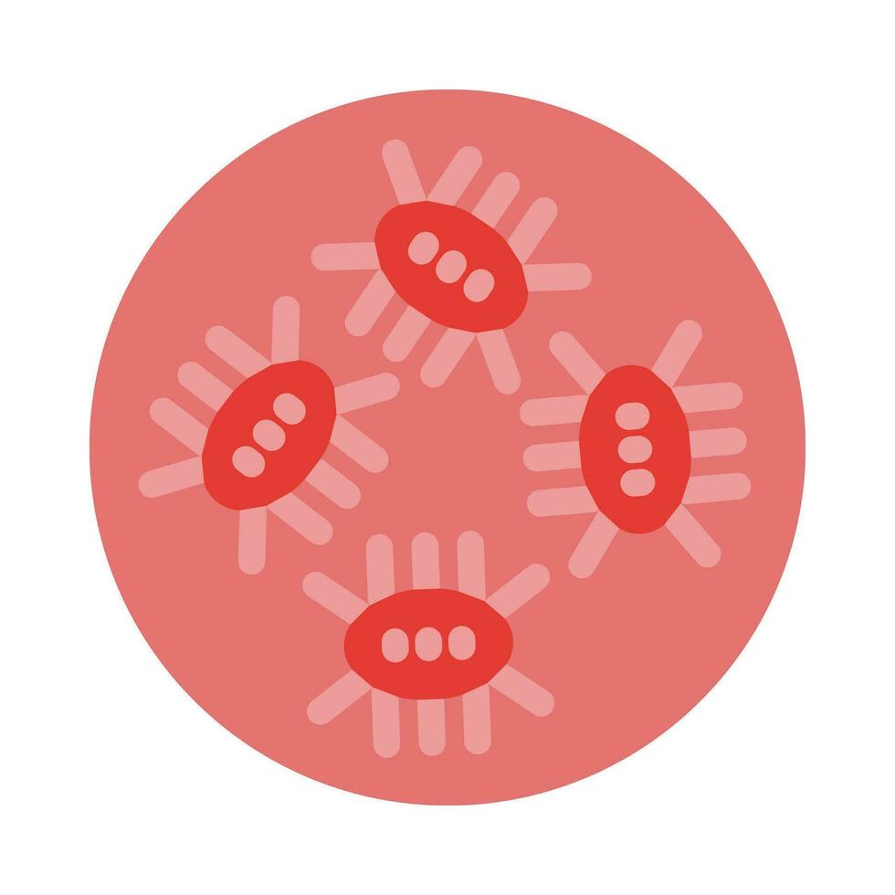 Virus Vector Flat Icon For Personal And Commercial Use.