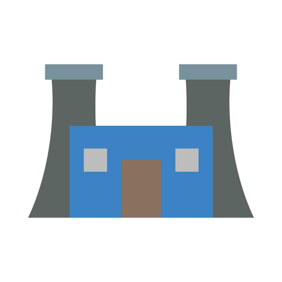 Power Plant Vector Flat Icon For Personal And Commercial Use.