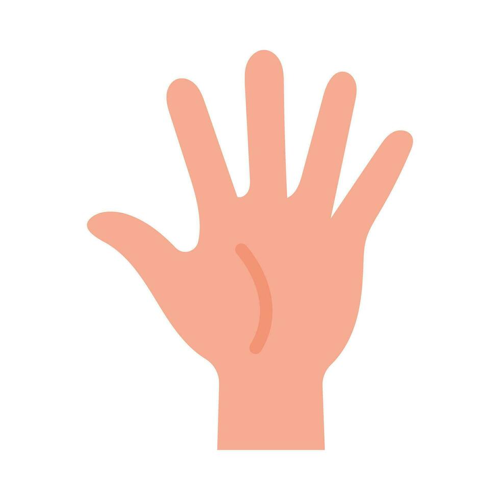 Hand Vector Flat Icon For Personal And Commercial Use.