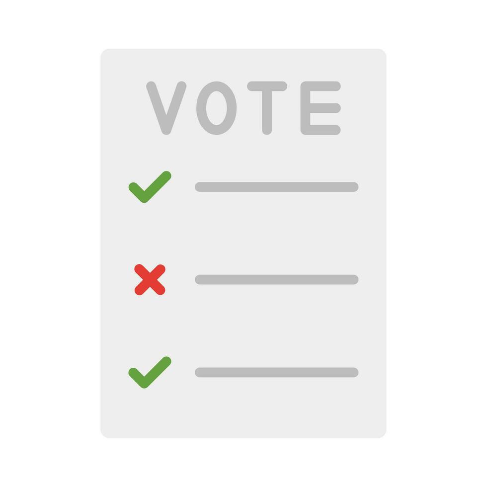 Ballot Vector Flat Icon For Personal And Commercial Use.