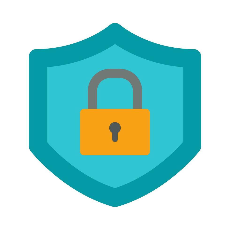 Cyber Security Vector Flat Icon For Personal And Commercial Use.