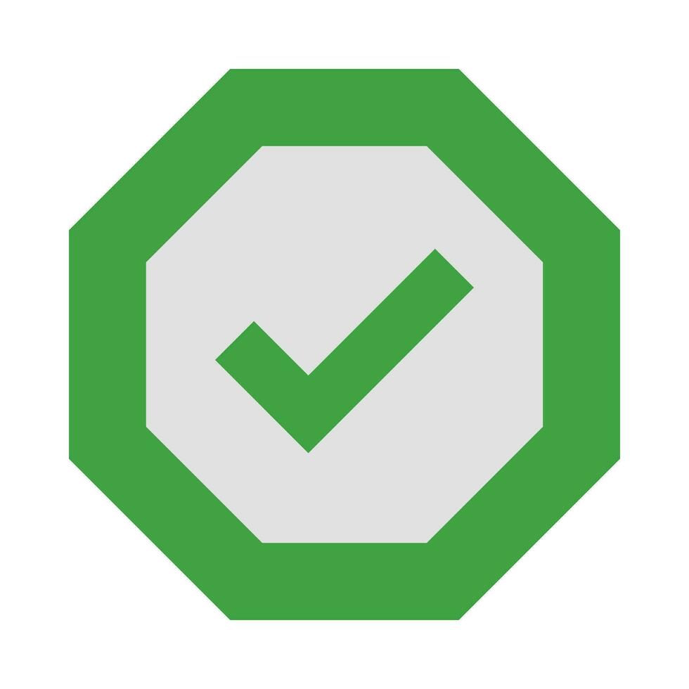 Approval Vector Flat Icon For Personal And Commercial Use.