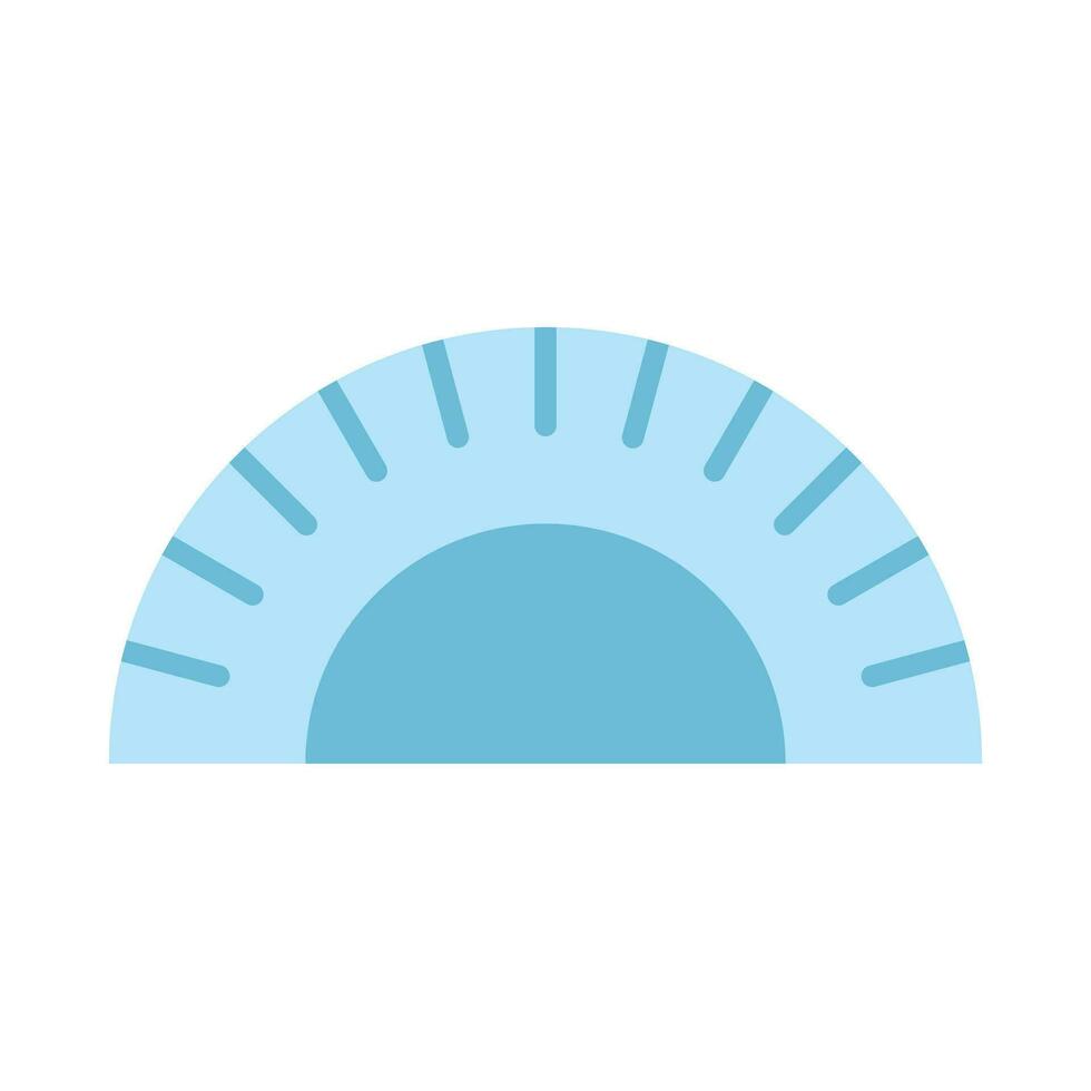 Protractor Vector Flat Icon For Personal And Commercial Use.