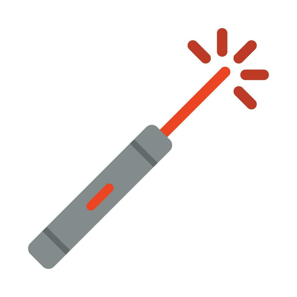 Laser Pen Vector Flat Icon For Personal And Commercial Use.