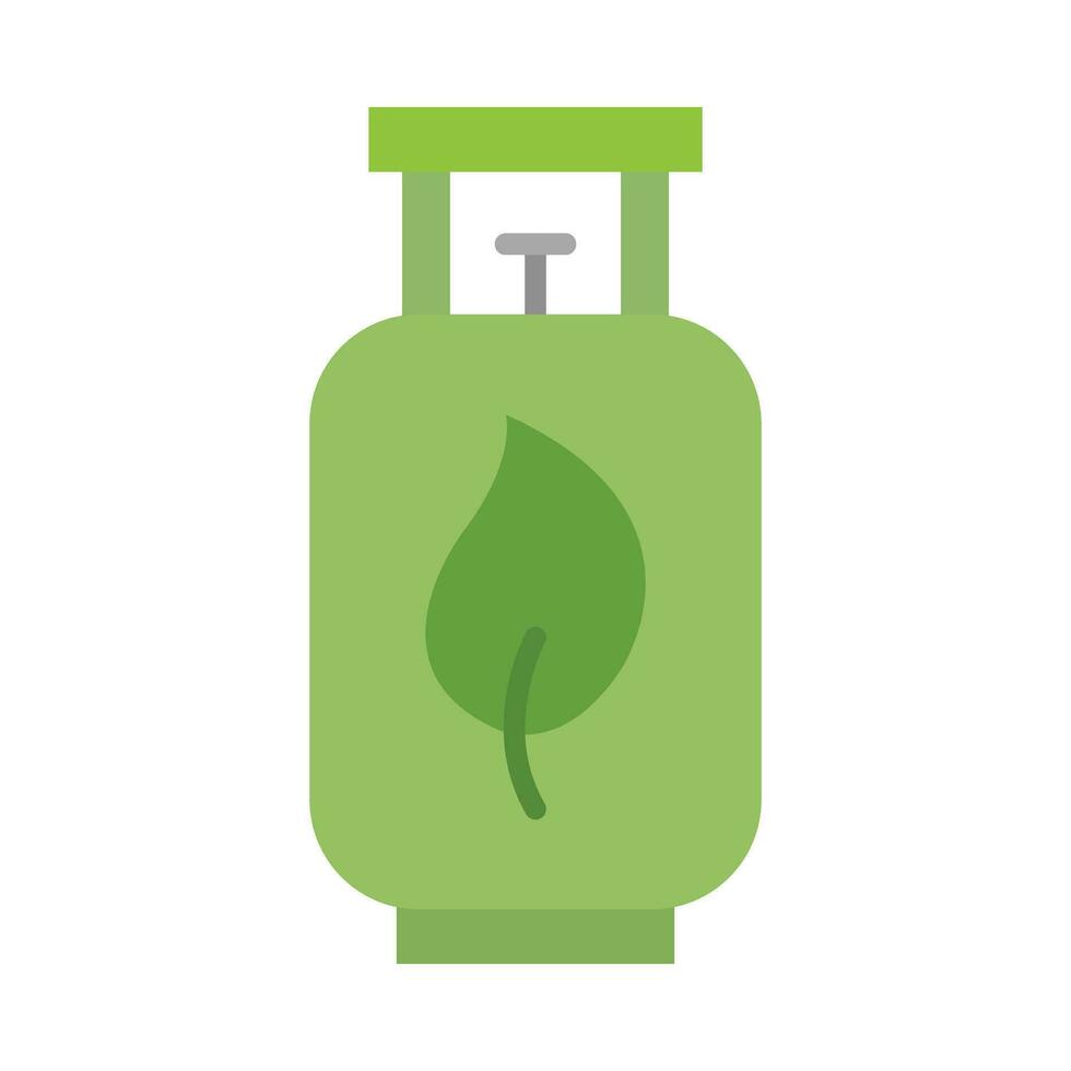 Eco Gas Vector Flat Icon For Personal And Commercial Use.