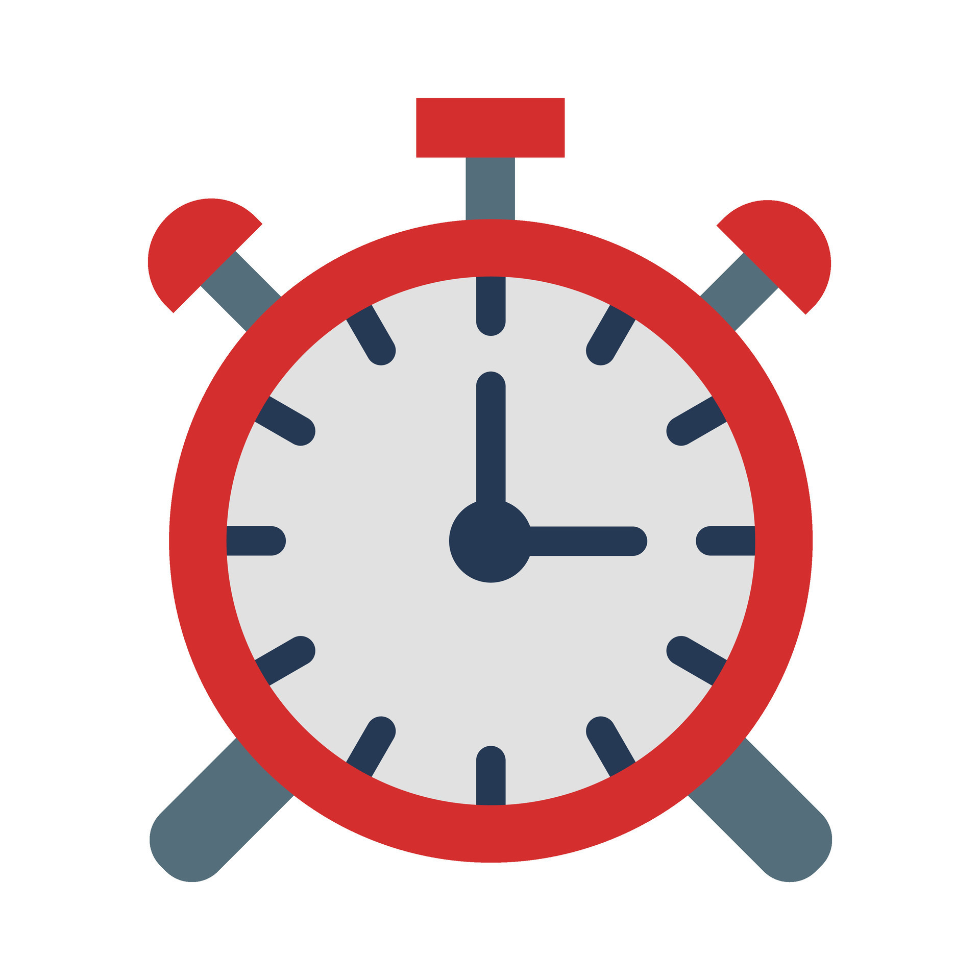 Alarm Clock Vector Flat Icon For Personal And Commercial Use. 35223122 Vector Art at Vecteezy
