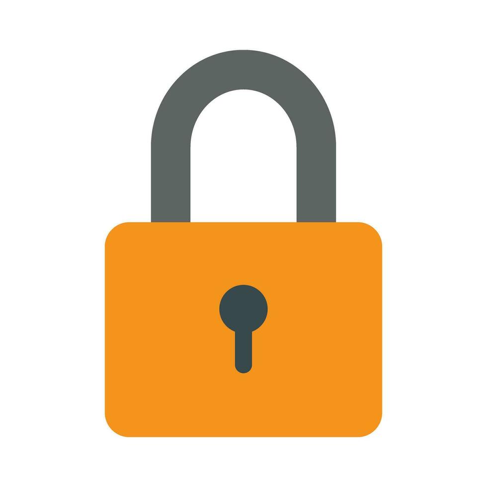 Lock Vector Flat Icon For Personal And Commercial Use.