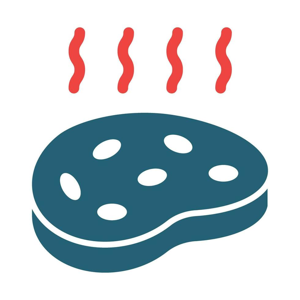 Rotten Vector Glyph Two Color Icons For Personal And Commercial Use.