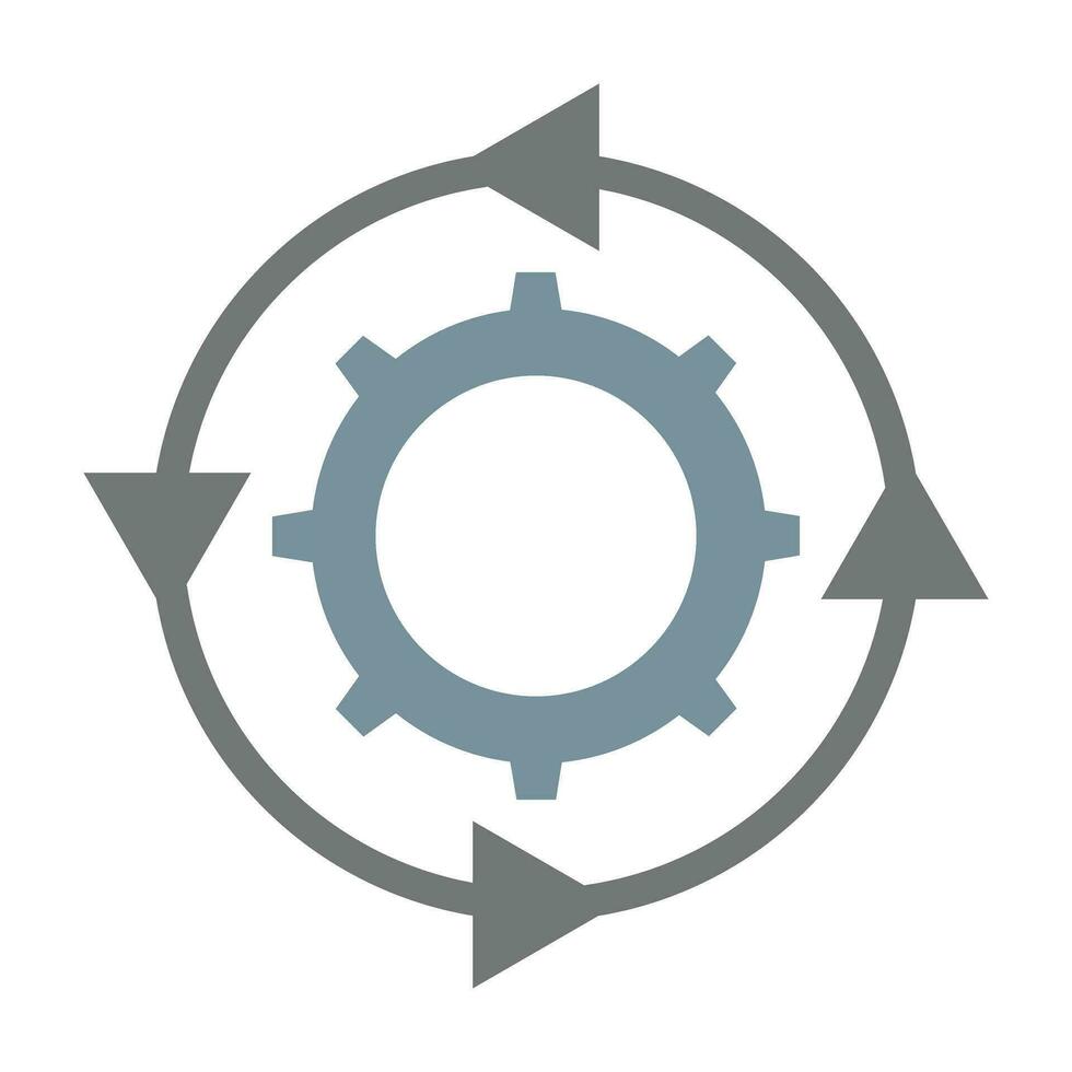 Process Vector Flat Icon For Personal And Commercial Use.