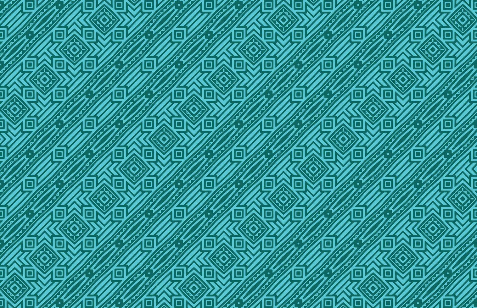 Blue geometric fabric design pattern vector