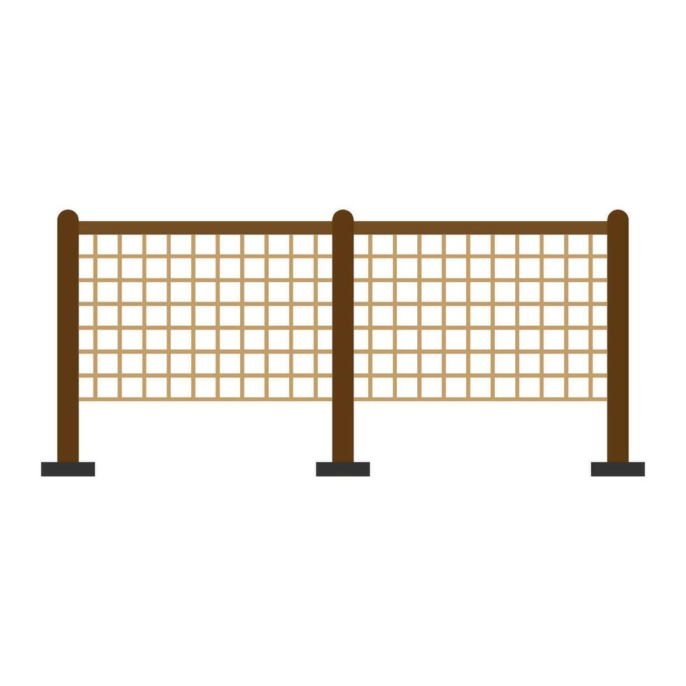 Flat illustration of childrens playground vector