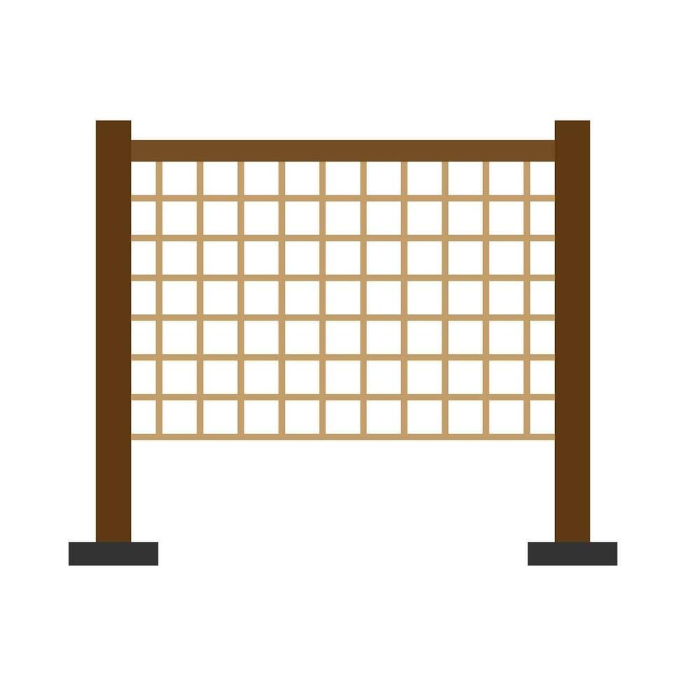 Flat illustration of childrens playground vector