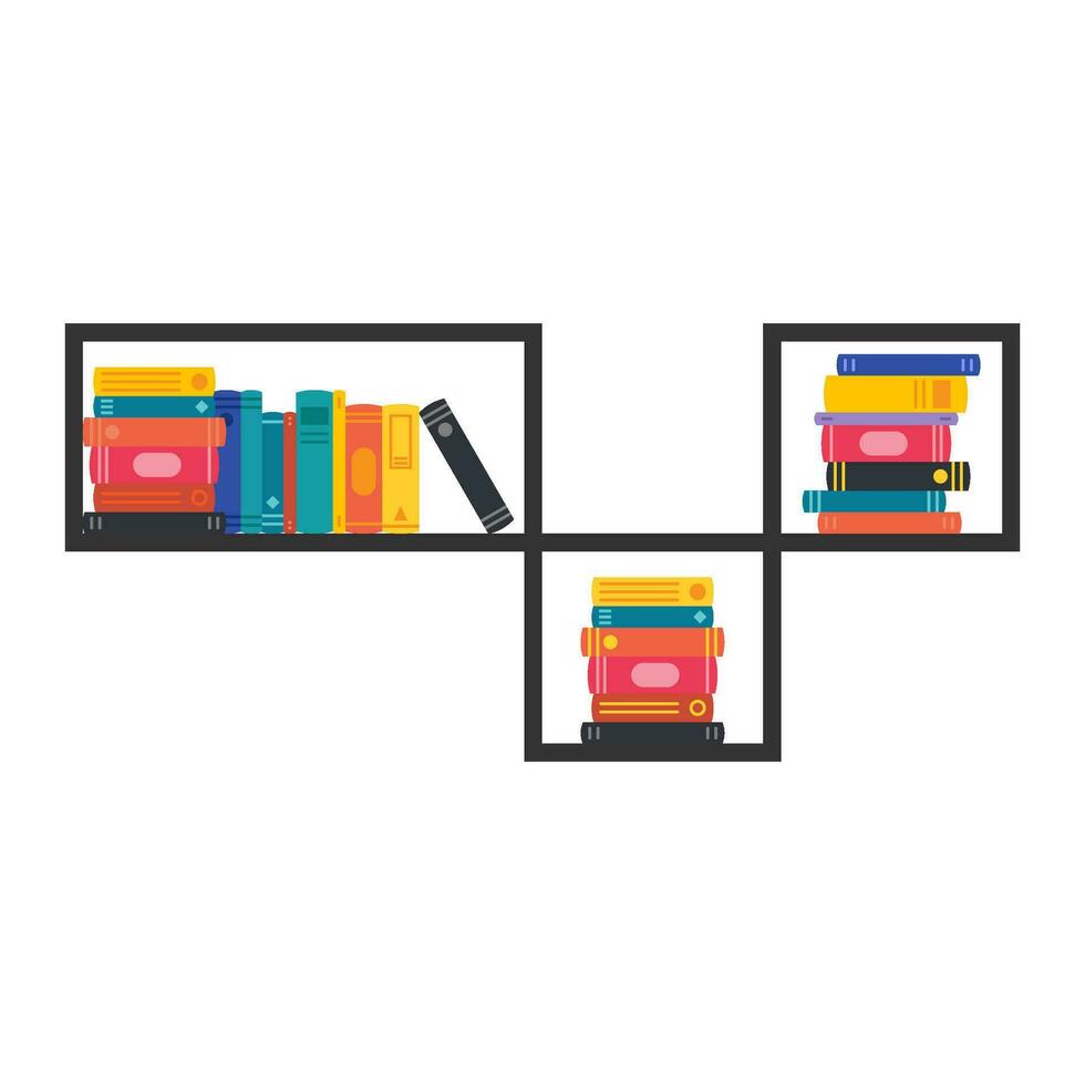 icono de estante de libros caseros acogedores, estilo de dibujos animados  14293946 Vector en Vecteezy