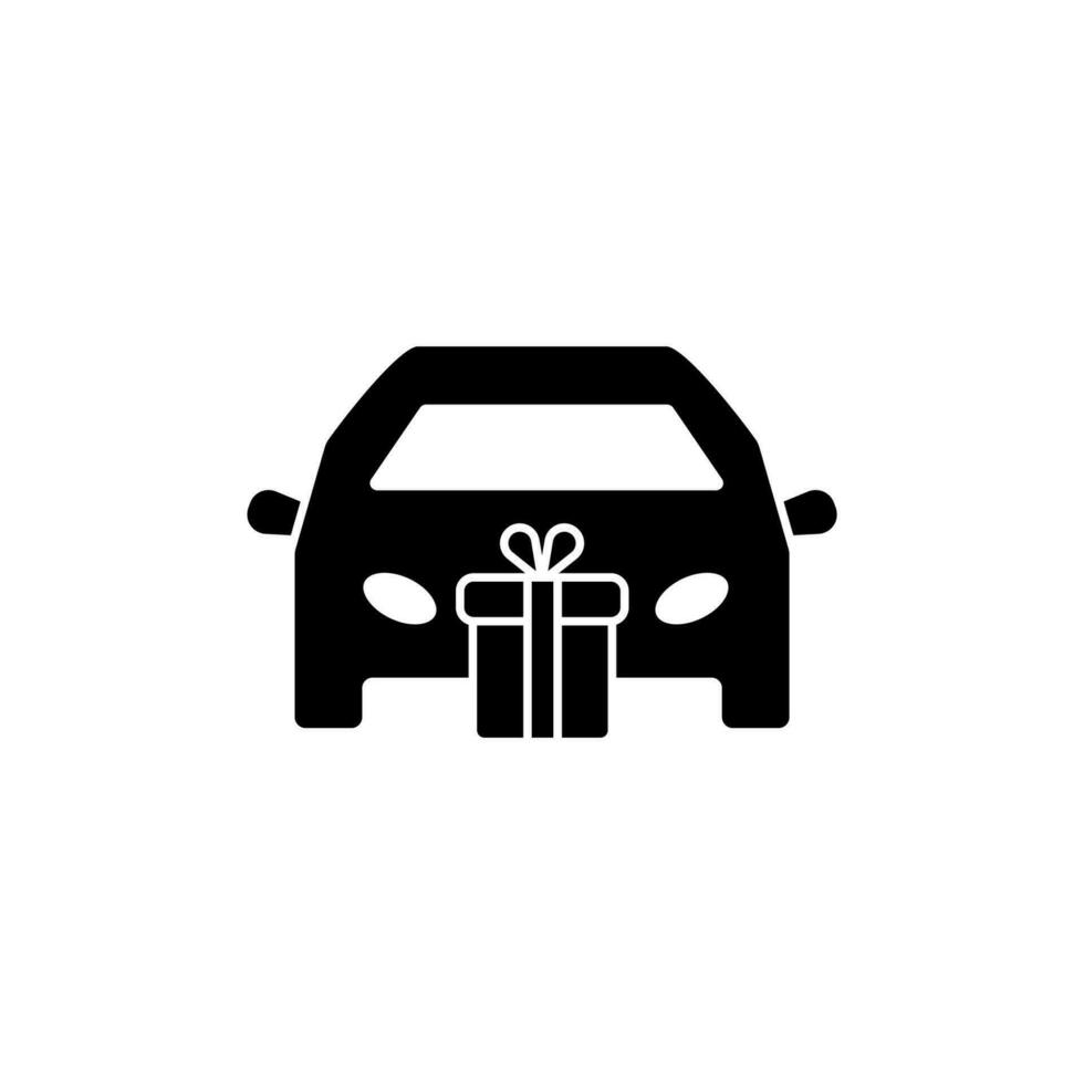 new car concept line icon. Simple element illustration. new car concept outline symbol design. vector