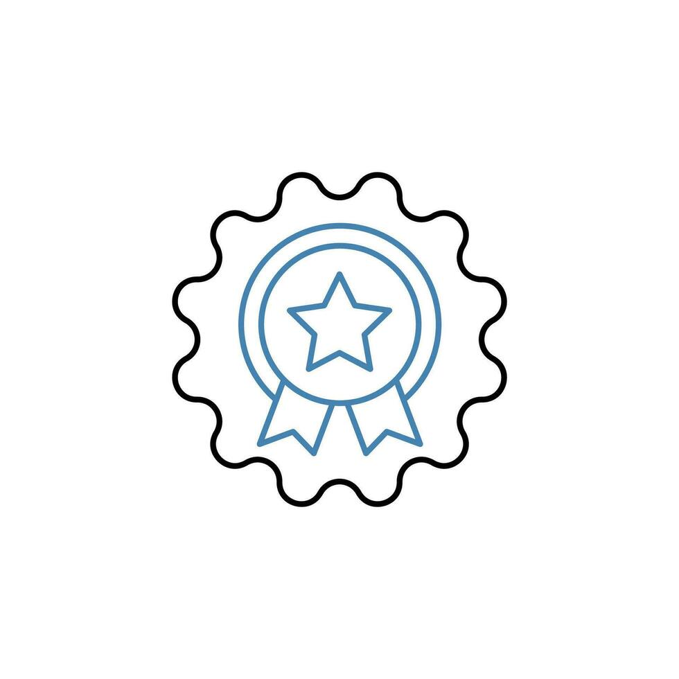 award concept line icon. Simple element illustration. award concept outline symbol design. vector