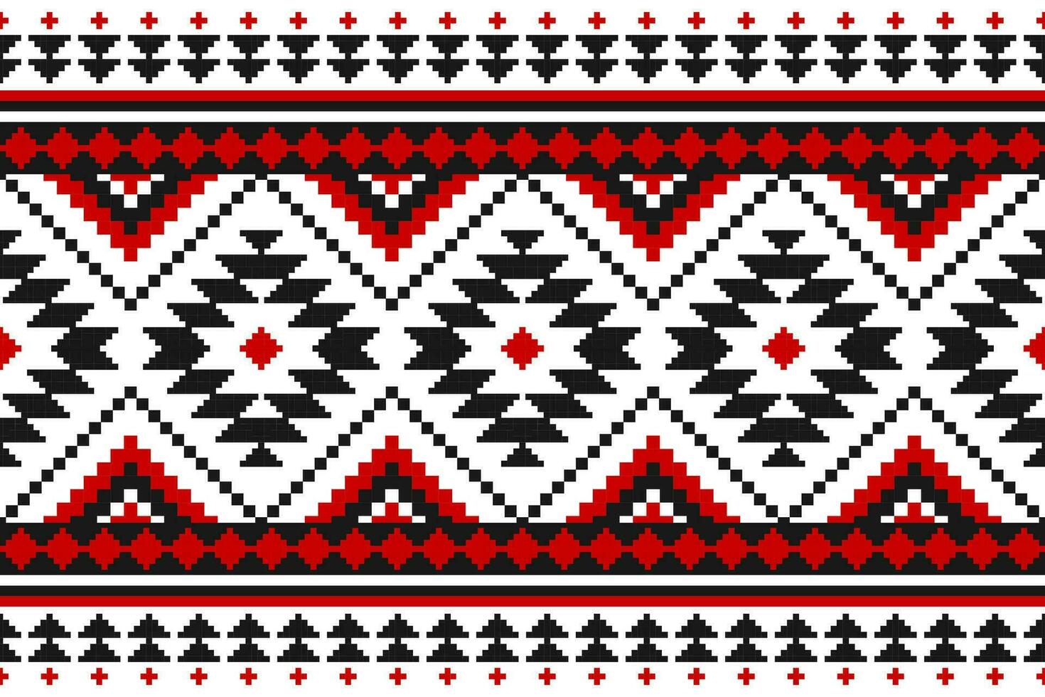 Carpet tribal pattern art. Geometric ethnic seamless pattern traditional. American, Mexican style. vector