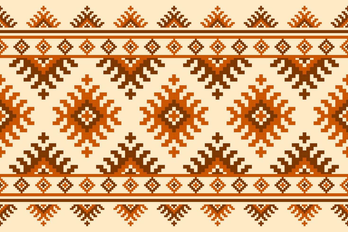 Beautiful ethnic tribal pattern art. Ethnic geometric seamless pattern. American, Mexican style. vector