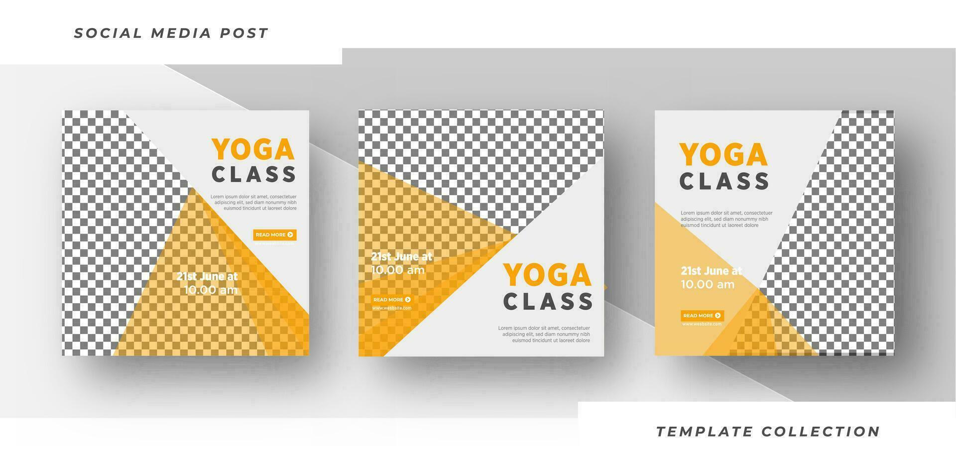 Modern Yoga class banner template for  Meditation social media post yoga day or yoga class promotion. Pro Vector